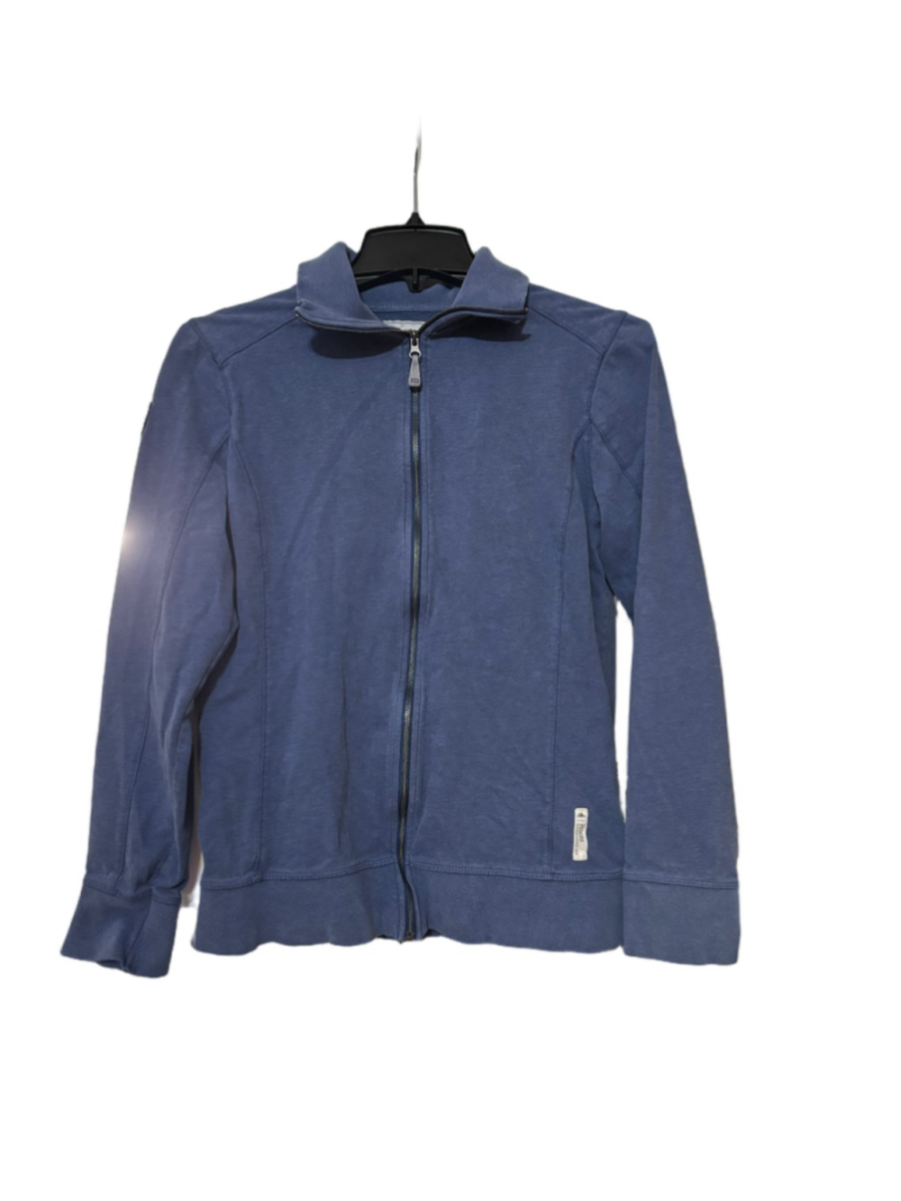 Women's Roots 73 Blue Full Zip Sweatshirt Hoodie Size M